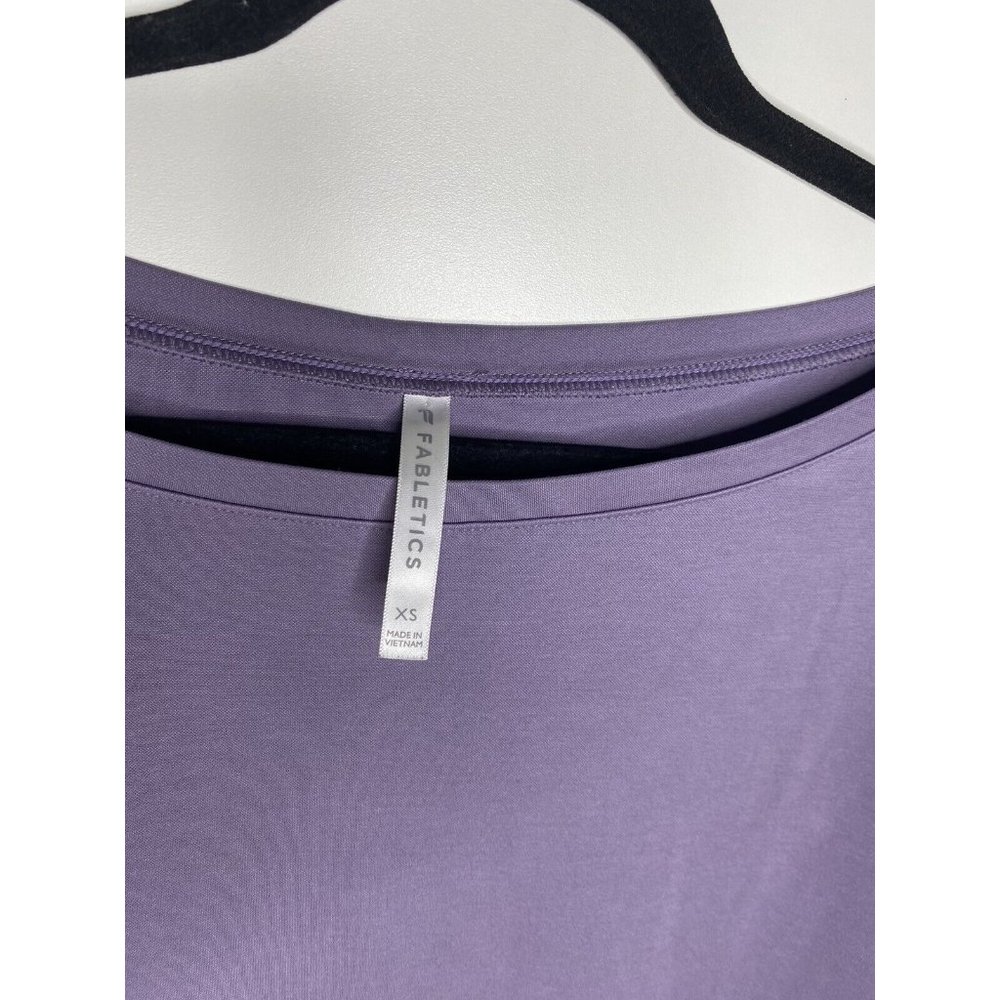 Fabletics Top Size XS Women's Long Sleeve Scoop Neck Active Gym Athleisure Shirt - Picture 4 of 4